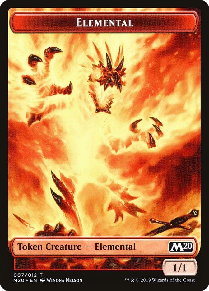 Magic: The Gathering MTG Single Elemental [Core Set 2020 Tokens]