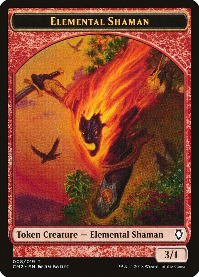Magic: The Gathering MTG Single Elemental Shaman [Commander Anthology Volume II Tokens]