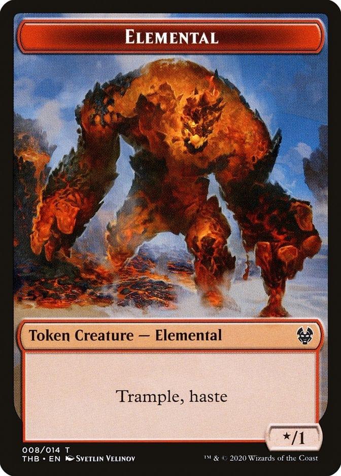 Magic: The Gathering MTG Single Elemental [Theros Beyond Death Tokens]