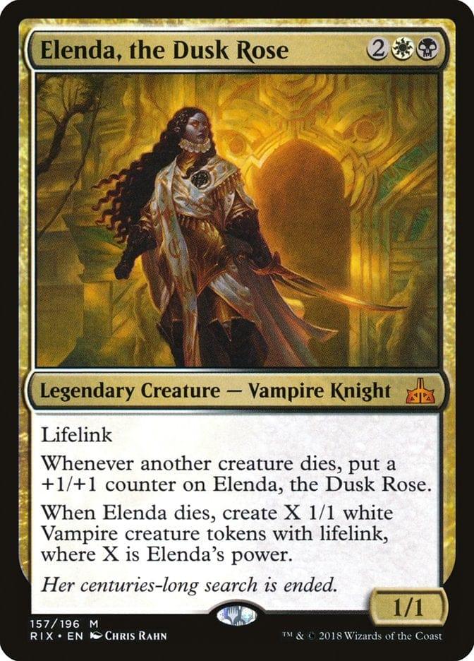 Magic: The Gathering MTG Single Elenda, the Dusk Rose [Rivals of Ixalan]