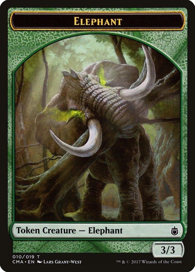 Magic: The Gathering MTG Single Elephant [Commander Anthology Tokens]