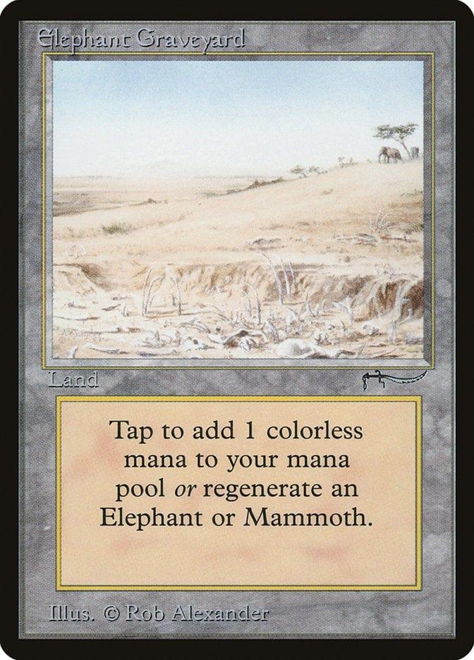 Magic: The Gathering MTG Single Elephant Graveyard [Arabian Nights]