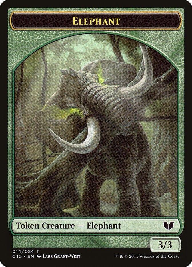 Magic: The Gathering MTG Single Elephant Token [Commander 2015 Tokens]