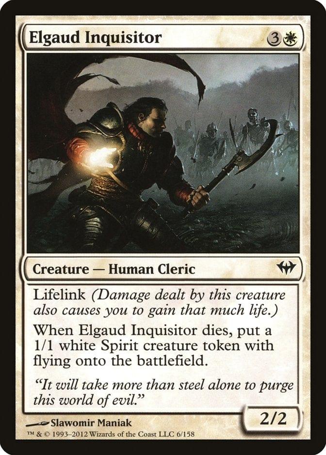 Magic: The Gathering MTG Single Elgaud Inquisitor [Dark Ascension]