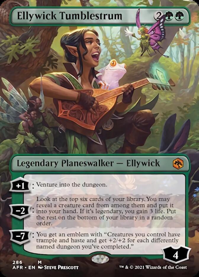 Magic: The Gathering MTG Single Ellywick Tumblestrum (Extended) [Dungeons & Dragons: Adventures in the Forgotten Realms]