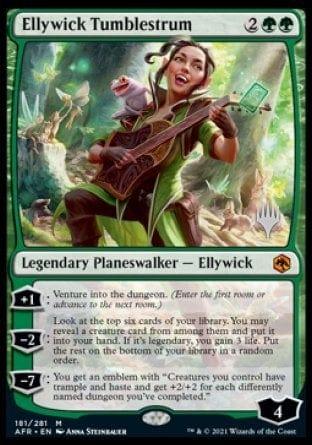Magic: The Gathering MTG Single Ellywick Tumblestrum (Promo Pack) [Dungeons & Dragons: Adventures in the Forgotten Realms Promos]