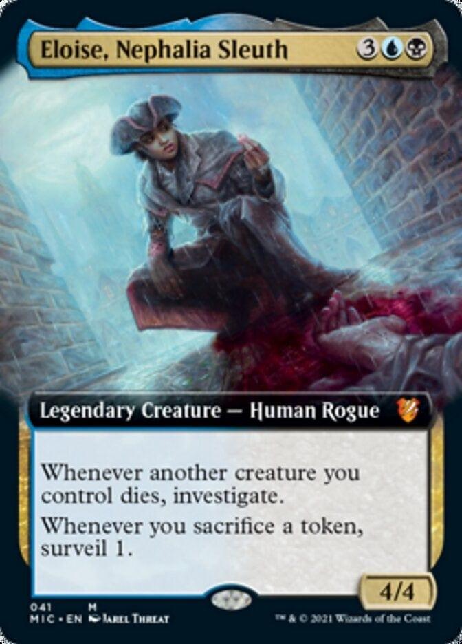 Magic: The Gathering MTG Single Eloise, Nephalia Sleuth (Extended) [Innistrad: Midnight Hunt Commander]