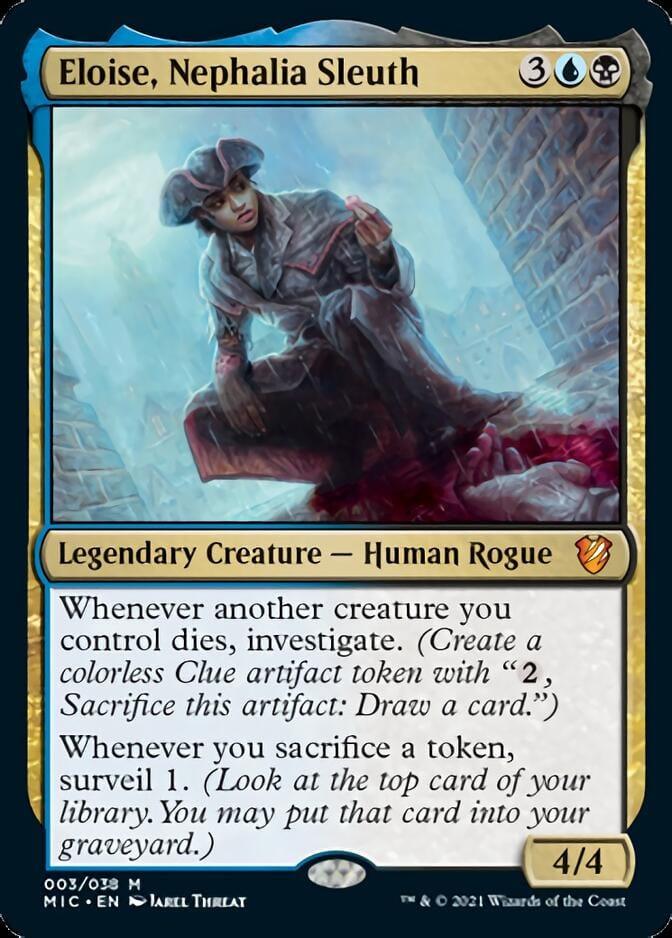 Magic: The Gathering MTG Single Eloise, Nephalia Sleuth [Innistrad: Midnight Hunt Commander]
