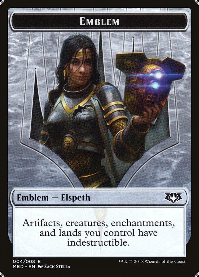 Magic: The Gathering MTG Single Elspeth, Knight-Errant Emblem [Mythic Edition Tokens]