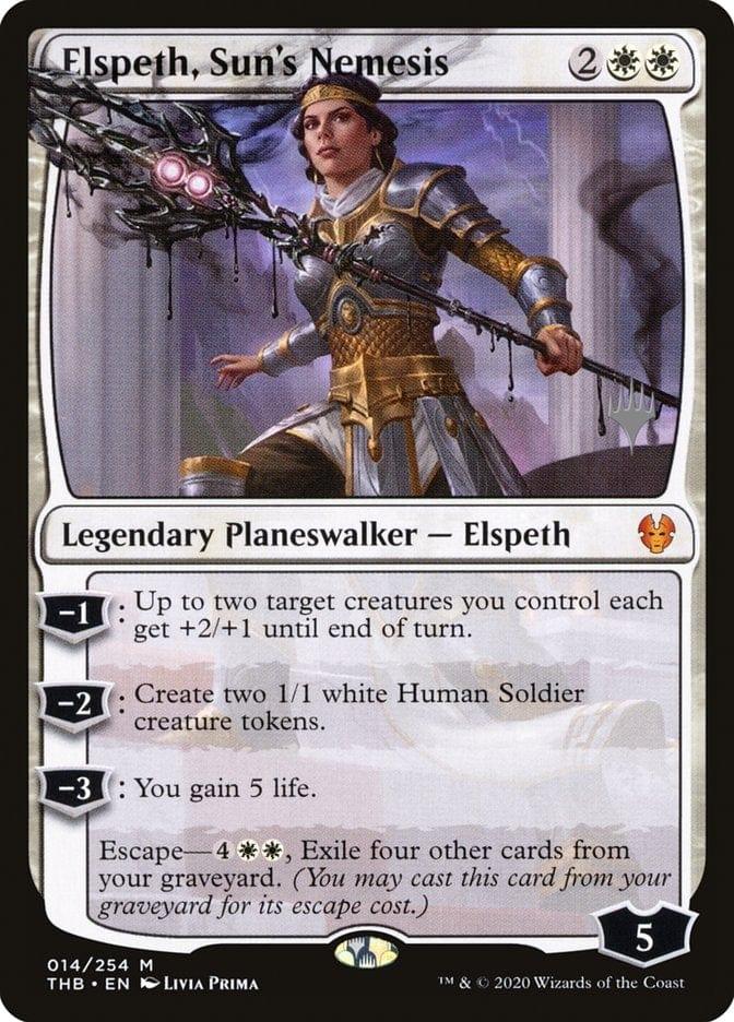 Magic: The Gathering MTG Single Elspeth, Sun's Nemesis (Promo Pack) [Theros Beyond Death Promos]