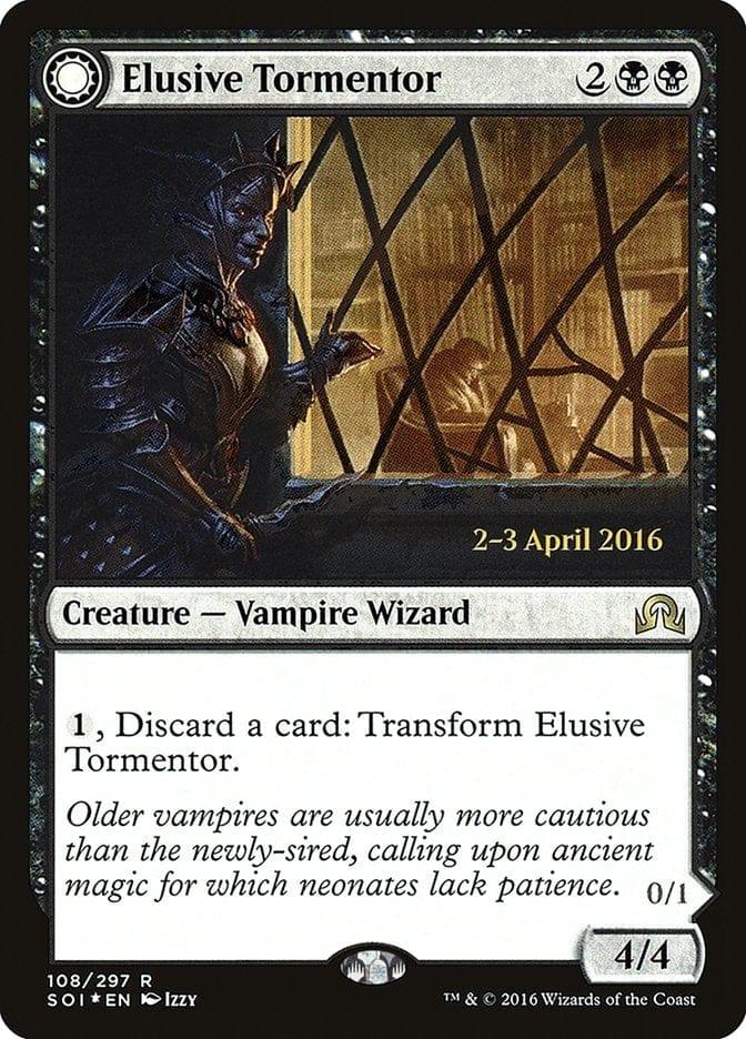Magic: The Gathering MTG Single Elusive Tormentor // Insidious Mist [Shadows over Innistrad Prerelease Promos]