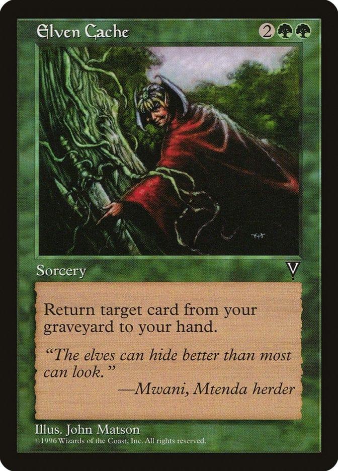 Magic: The Gathering MTG Single Elven Cache [Visions]