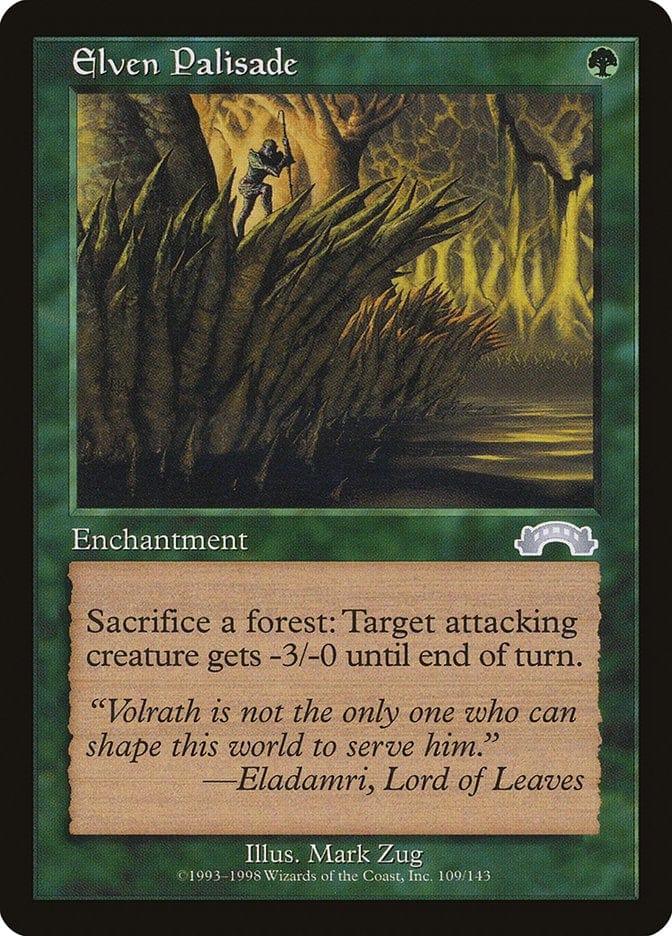 Magic: The Gathering MTG Single Elven Palisade [Exodus]
