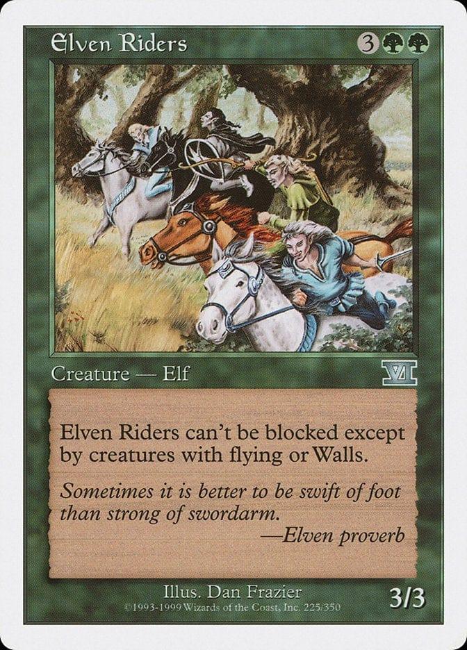 Magic: The Gathering MTG Single Elven Riders [Classic Sixth Edition]