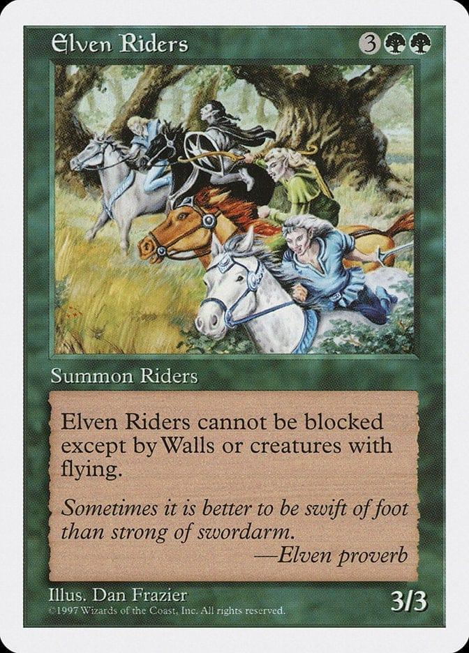 Magic: The Gathering MTG Single Elven Riders [Fifth Edition]