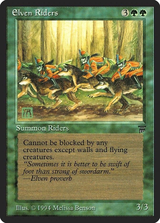 Magic: The Gathering MTG Single Elven Riders [Legends]