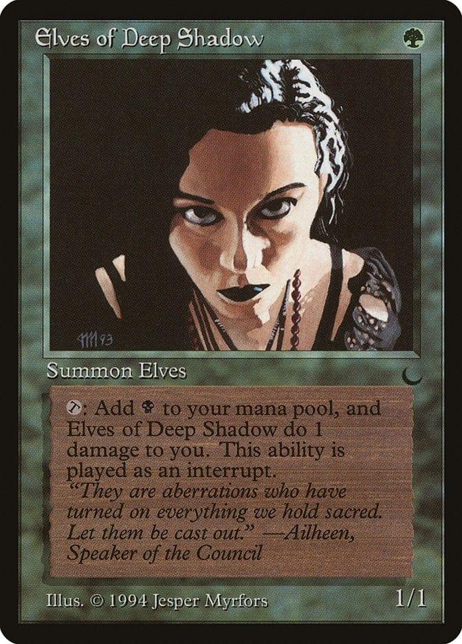 Magic: The Gathering MTG Single Elves of Deep Shadow [The Dark]