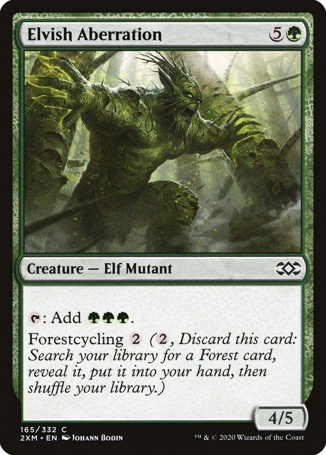 Magic: The Gathering MTG Single Elvish Aberration [Double Masters]
