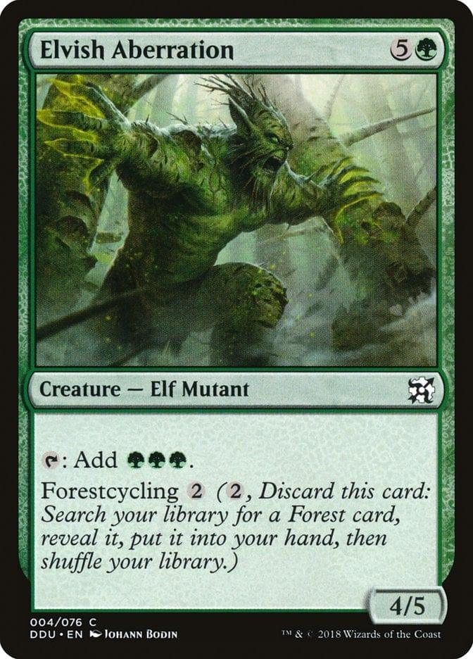 Magic: The Gathering MTG Single Elvish Aberration [Duel Decks: Elves vs. Inventors]