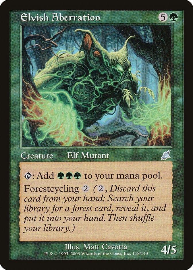 Magic: The Gathering MTG Single Elvish Aberration [Scourge]