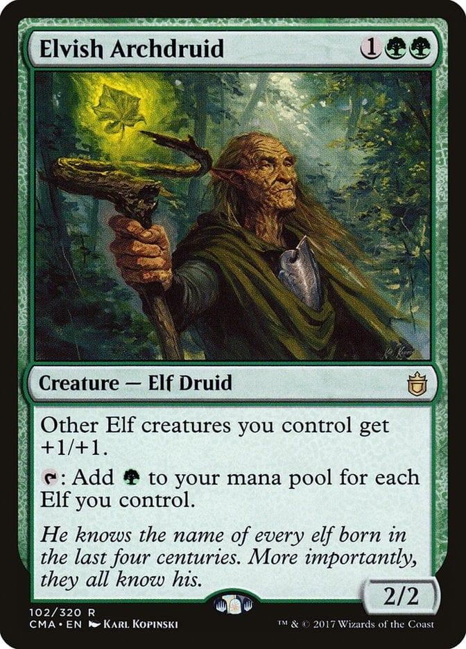 Magic: The Gathering MTG Single Elvish Archdruid [Commander Anthology]