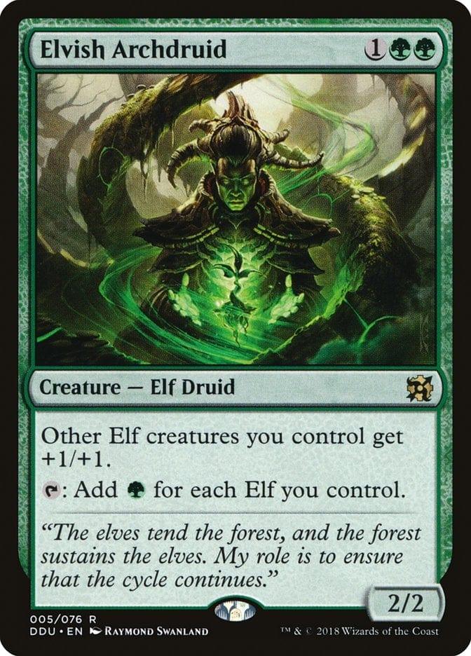 Magic: The Gathering MTG Single Elvish Archdruid [Duel Decks: Elves vs. Inventors]