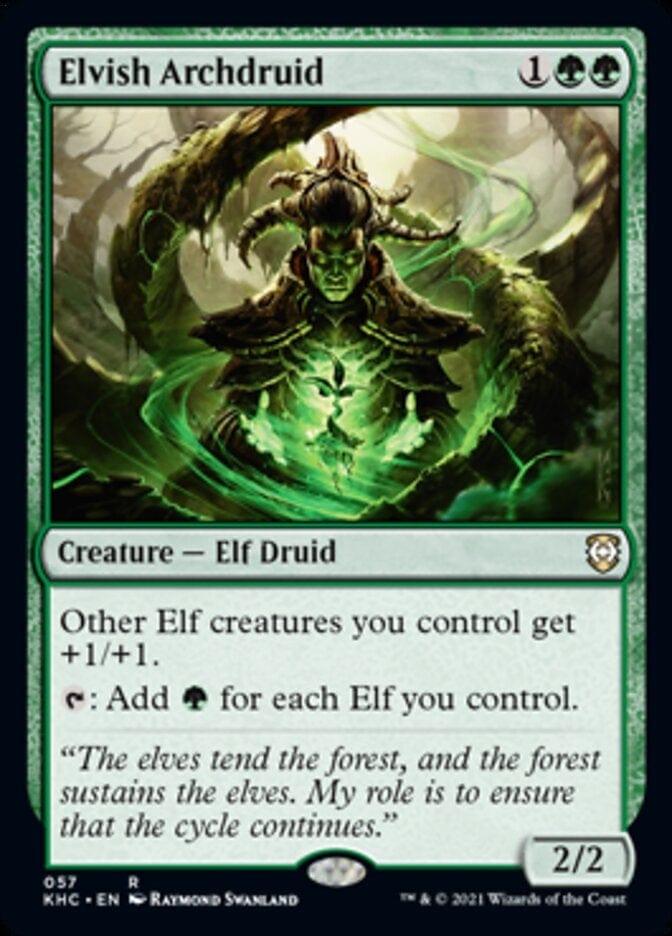 Magic: The Gathering MTG Single Elvish Archdruid [Kaldheim Commander]