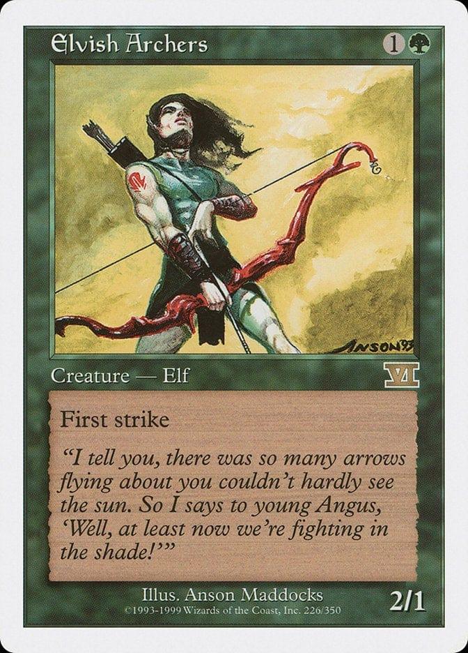 Magic: The Gathering MTG Single Elvish Archers [Classic Sixth Edition]