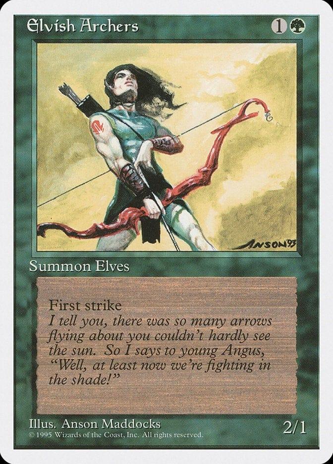Magic: The Gathering MTG Single Elvish Archers [Fourth Edition]