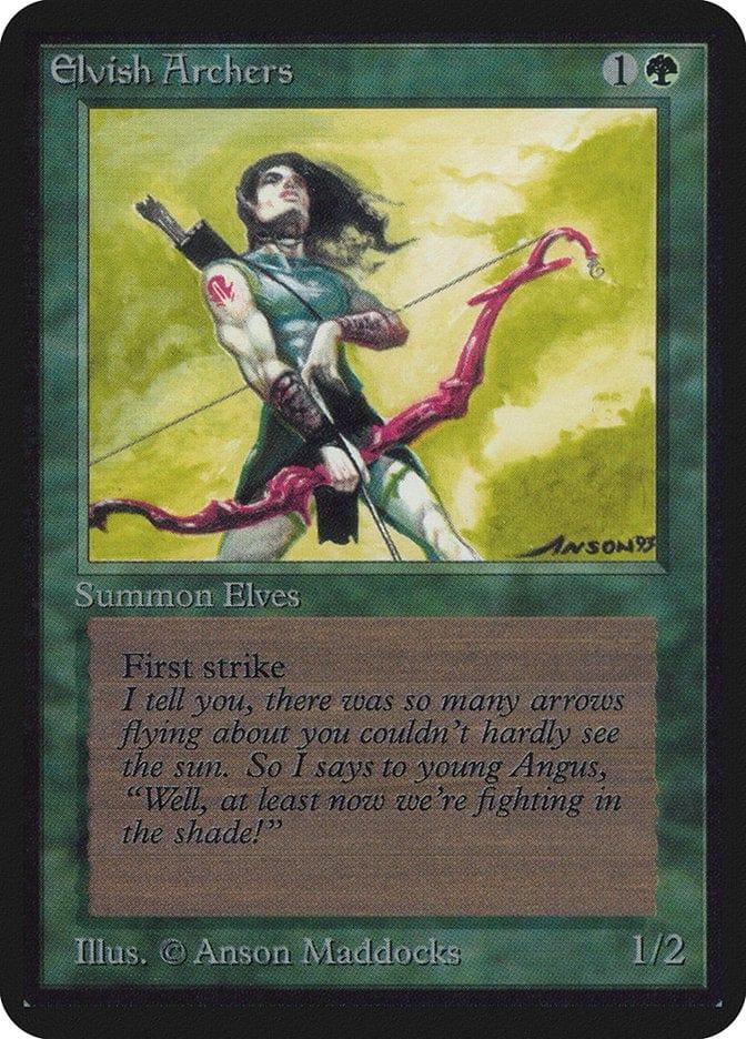 Magic: The Gathering MTG Single Elvish Archers [Limited Edition Alpha]