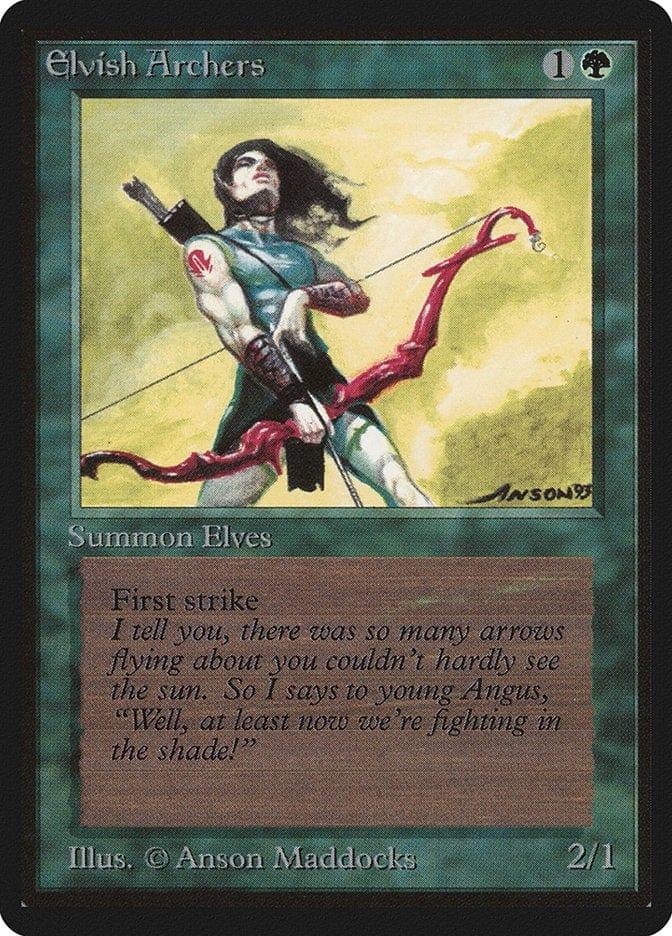 Magic: The Gathering MTG Single Elvish Archers [Limited Edition Beta]