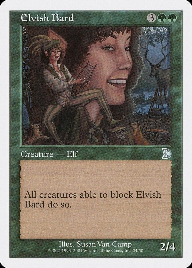 Magic: The Gathering MTG Single Elvish Bard [Deckmasters]