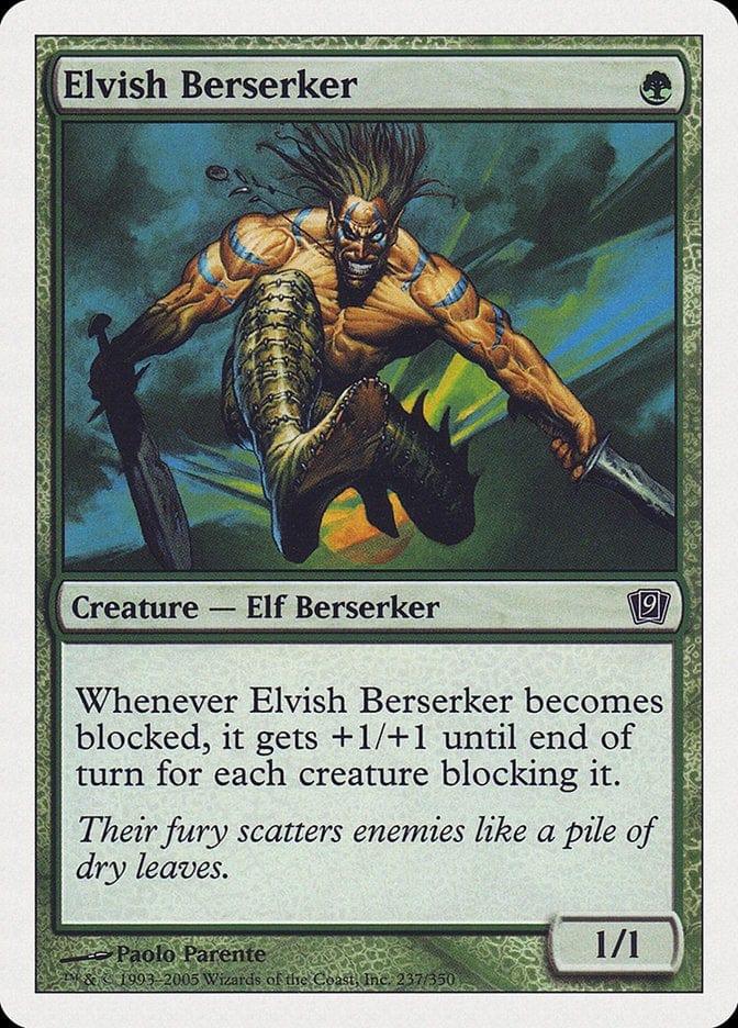 Magic: The Gathering MTG Single Elvish Berserker [Ninth Edition]