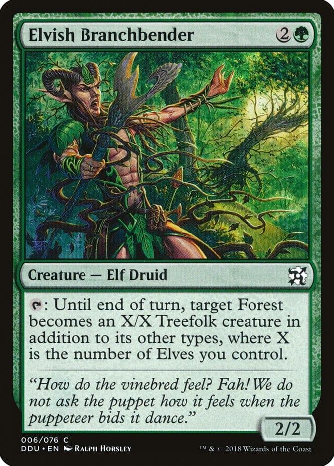 Magic: The Gathering MTG Single Elvish Branchbender [Duel Decks: Elves vs. Inventors]