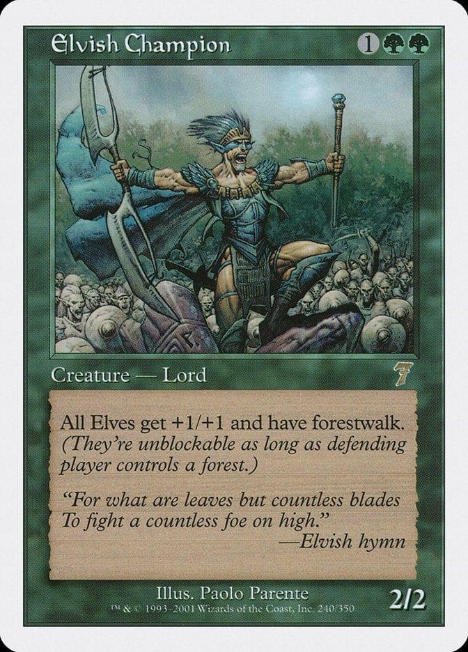 Magic: The Gathering MTG Single Elvish Champion [Seventh Edition]