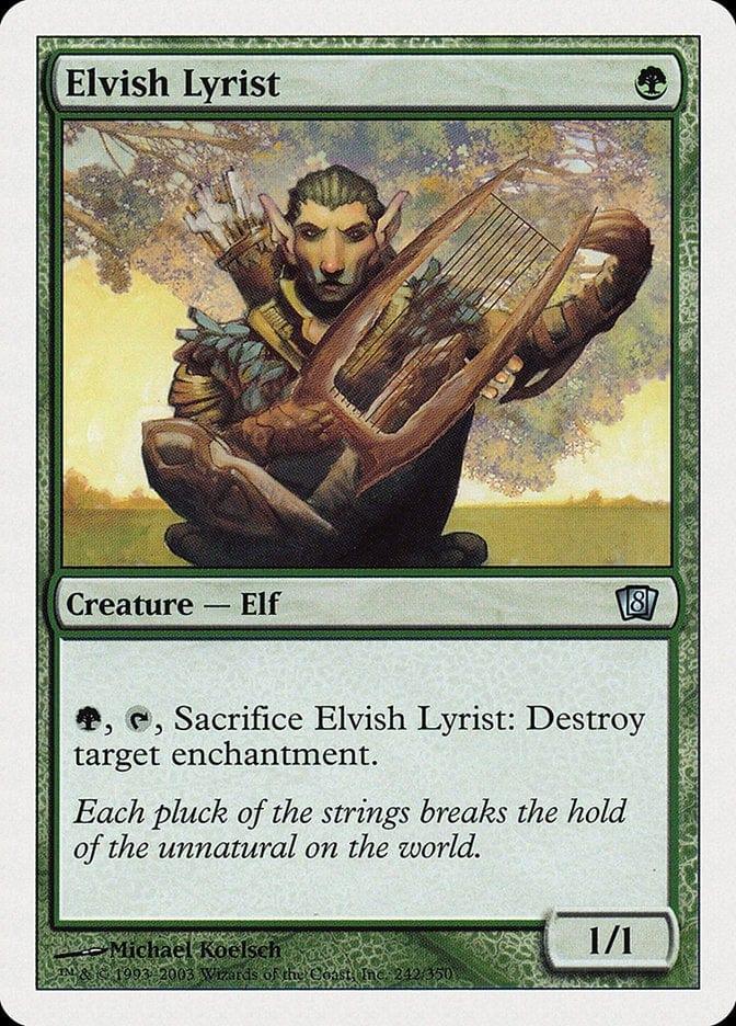 Magic: The Gathering MTG Single Elvish Lyrist [Eighth Edition]