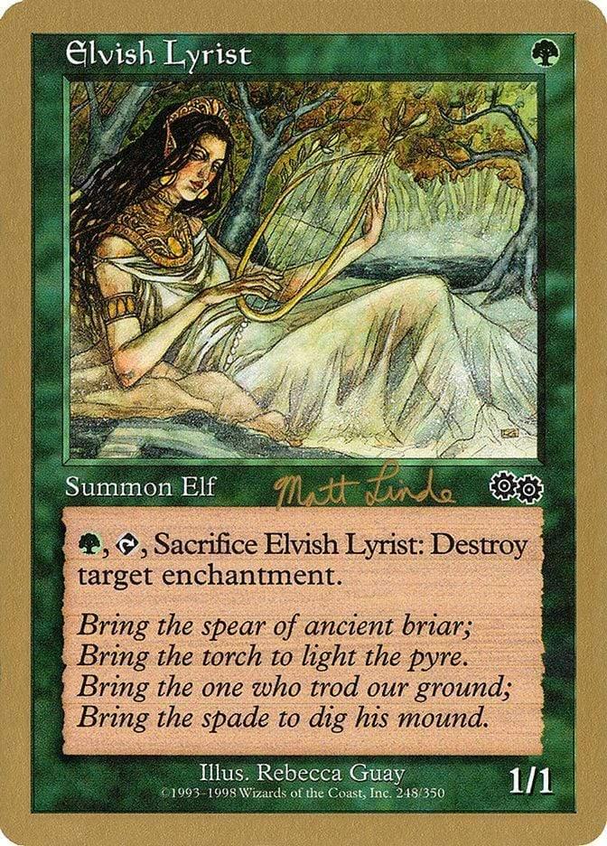 Magic: The Gathering MTG Single Elvish Lyrist [World Championship Decks 1999]