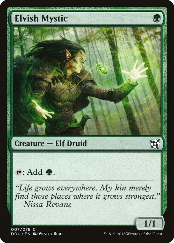 Magic: The Gathering MTG Single Elvish Mystic [Duel Decks: Elves vs. Inventors]