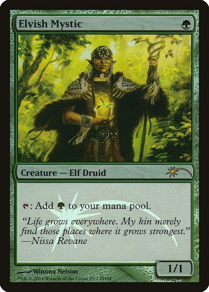 Magic: The Gathering MTG Single Elvish Mystic [Friday Night Magic 2014]
