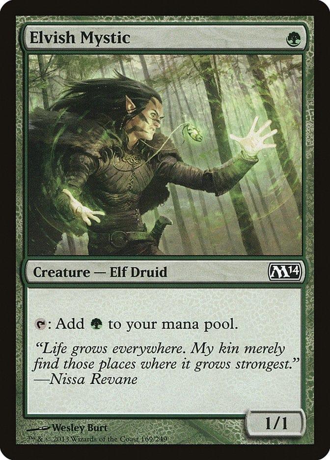 Magic: The Gathering MTG Single Elvish Mystic [Magic 2014]
