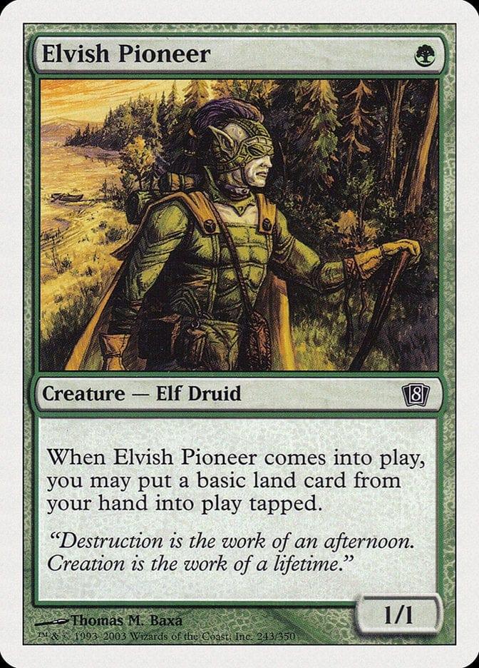 Magic: The Gathering MTG Single Elvish Pioneer [Eighth Edition]