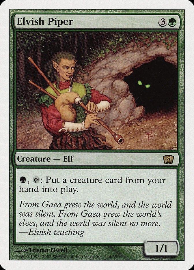 Magic: The Gathering MTG Single Elvish Piper [Eighth Edition]