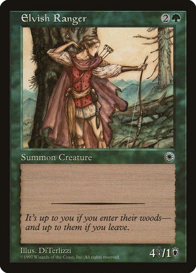 Magic: The Gathering MTG Single Elvish Ranger [Portal]