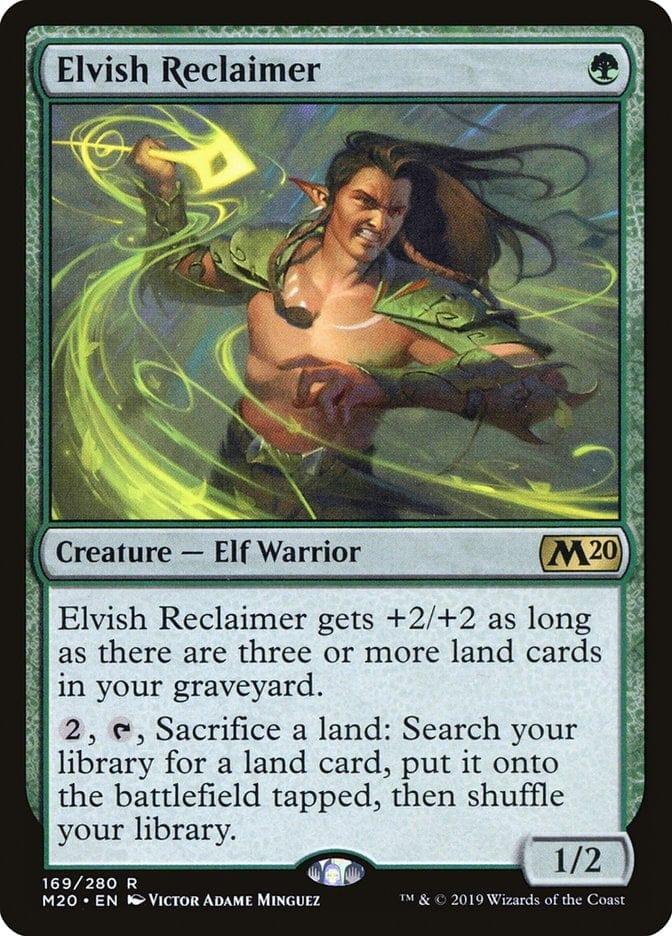Magic: The Gathering MTG Single Elvish Reclaimer [Core Set 2020]