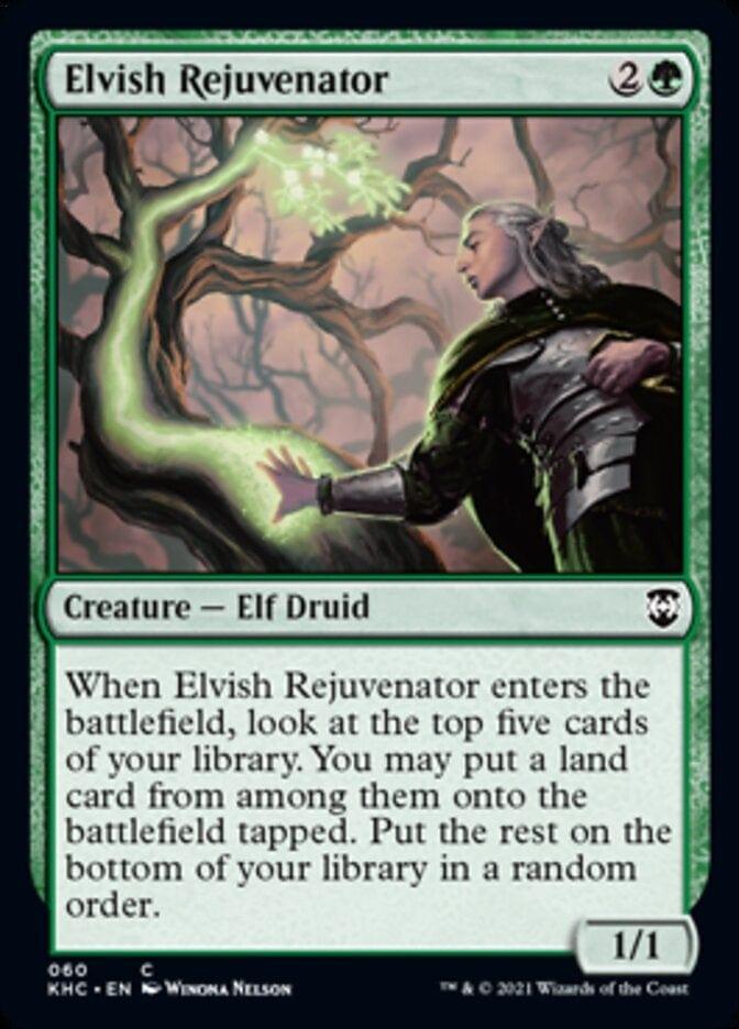 Magic: The Gathering MTG Single Elvish Rejuvenator [Kaldheim Commander]