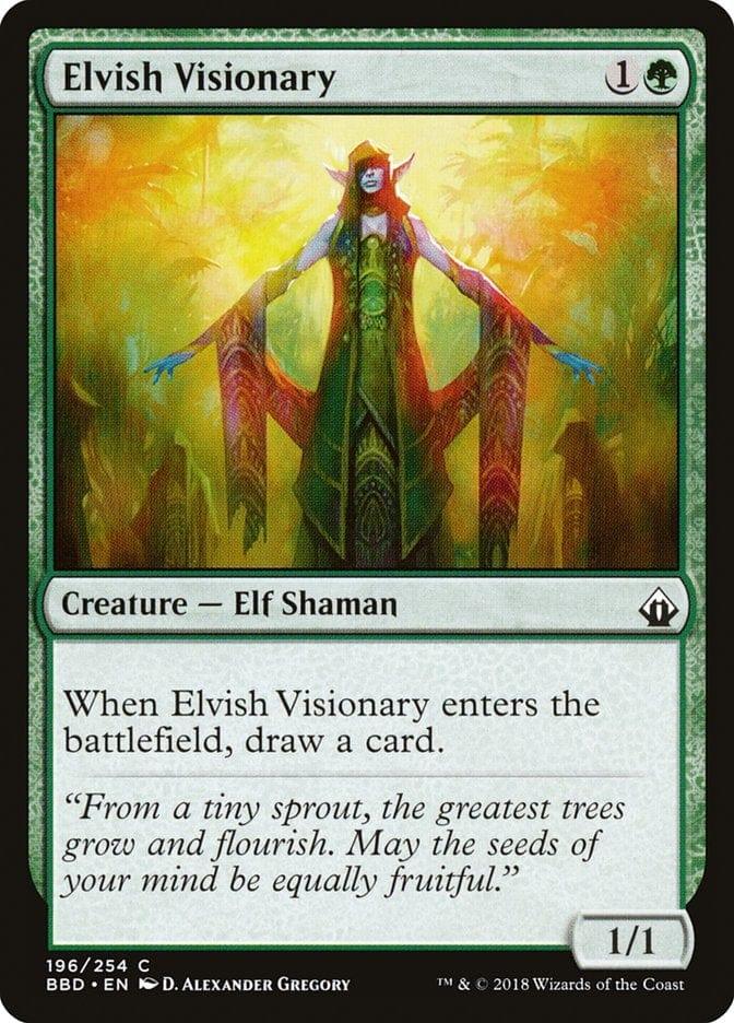 Magic: The Gathering MTG Single Elvish Visionary [Battlebond]