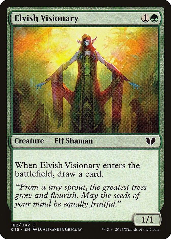 Magic: The Gathering MTG Single Elvish Visionary [Commander 2015]