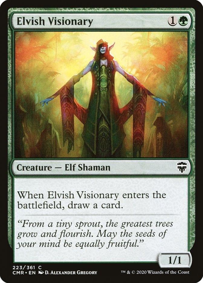 Magic: The Gathering MTG Single Elvish Visionary [Commander Legends]