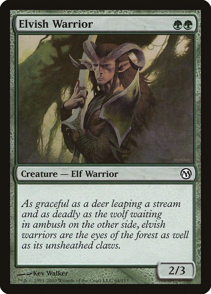 Magic: The Gathering MTG Single Elvish Warrior [Duels of the Planeswalkers]