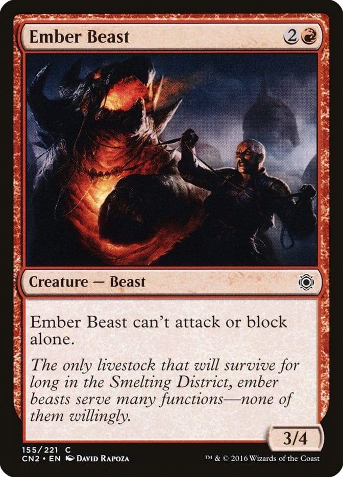 Magic: The Gathering MTG Single Ember Beast [Conspiracy: Take the Crown]